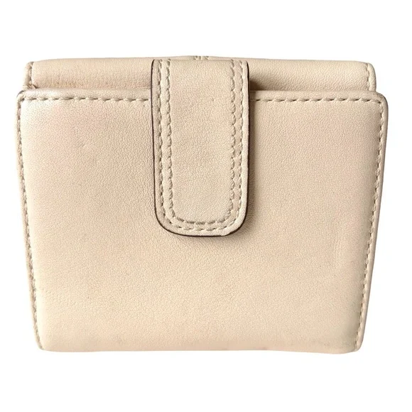 Coach Leather Wallet, Beige, Vintage - Picture 3 of 9